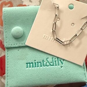 Mint & Lily Silver Chain Bracelet